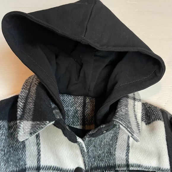 Made by Molly Flannel Hooded Jacket Size 4 - Picture 5 of 8